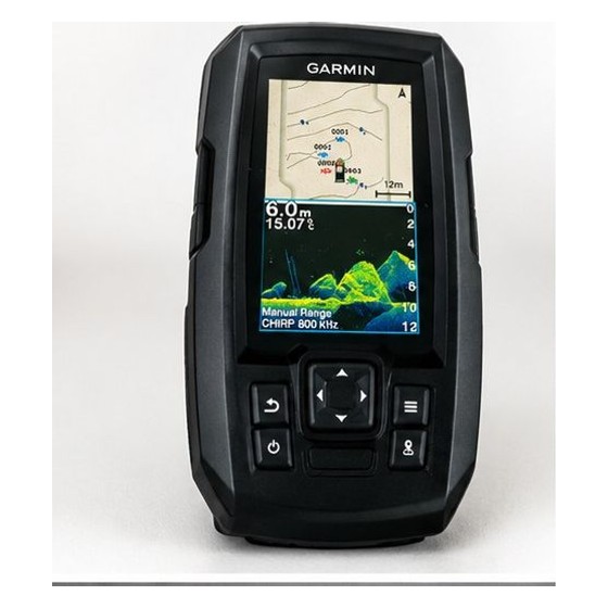 Sonar/GPS Portátil Garmin para Pesca vivid 4 sem cabo e transducer