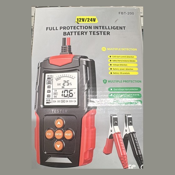 Testador de Bateria Automotivo Digital 12V/24V