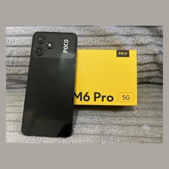 Smartphone Poco M6 5G Galactic Black 8Gb RAM 256GB Memória