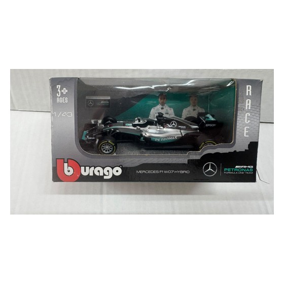 Miniatura Mercedes F1 W07 Hybrid 1/43 Bburago