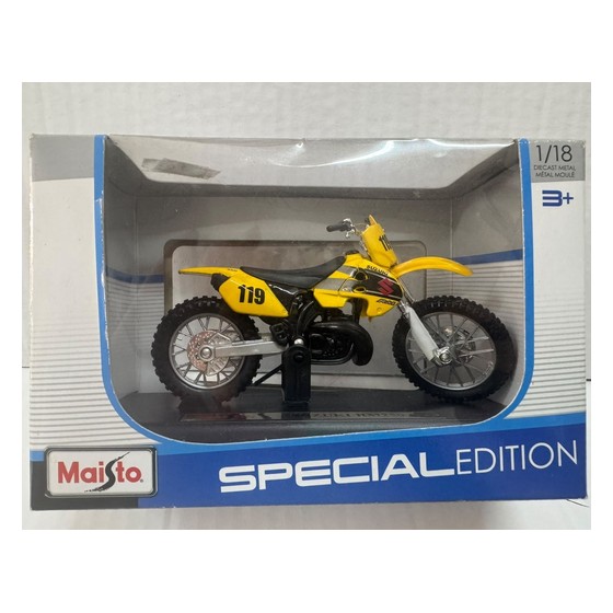 Miniatura Moto Suzuki RM250 Maisto 1/18