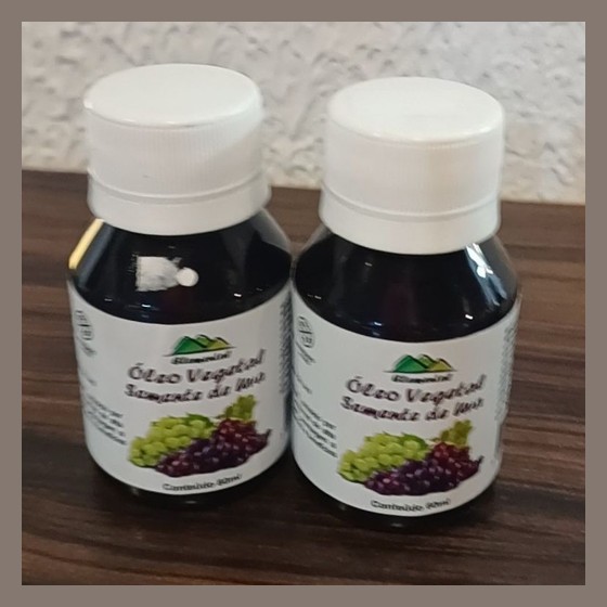 Óleo Vegetal Capilar Semente de Uva 60ml