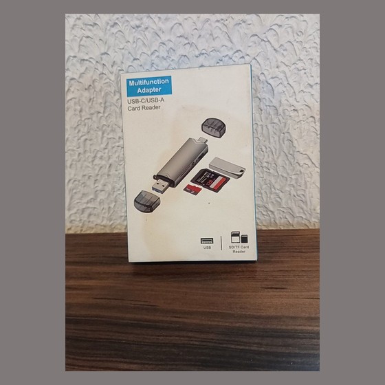 Adaptador Leitor de Cartão SD/TF USB-C e USB-A