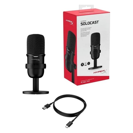 Microfone HyperX SoloCast USB