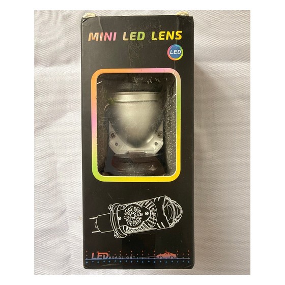 Lâmpada Mini Projetor LED H4 Automotivo / Moto (Y51) - 1 Unidade