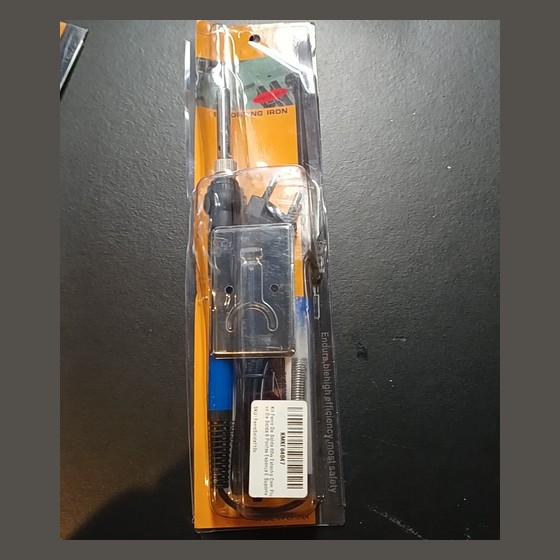 Kit Ferro de Solda Elétrico 60W com Fluxo e Suporte