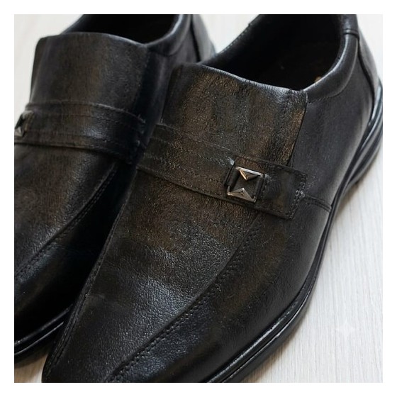 Sapato Social Masculino Preto Fivela n 44