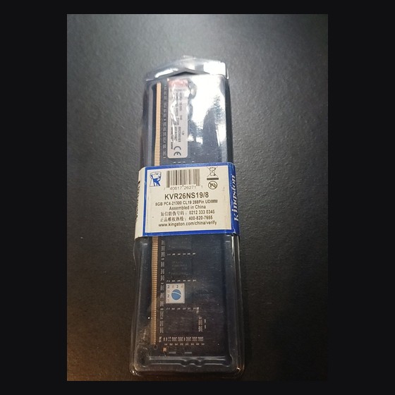 Memória RAM Kingston 8GB DDR4 2666MHz