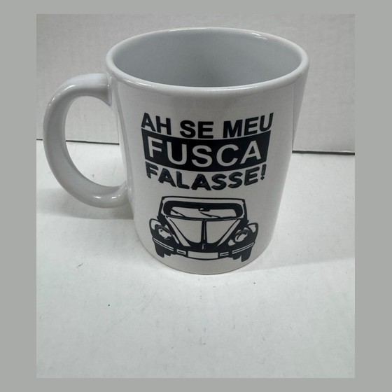 Caneca Personalizada Fusca Branca