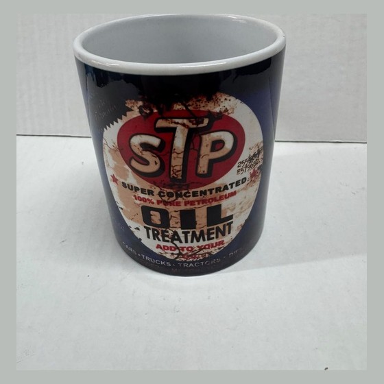 Caneca de Porcelana STP Oil Treatment Vintage