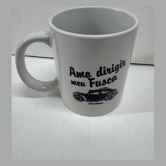 Caneca Eu Amo Fusca - Amo Dirigir Meu Fusca