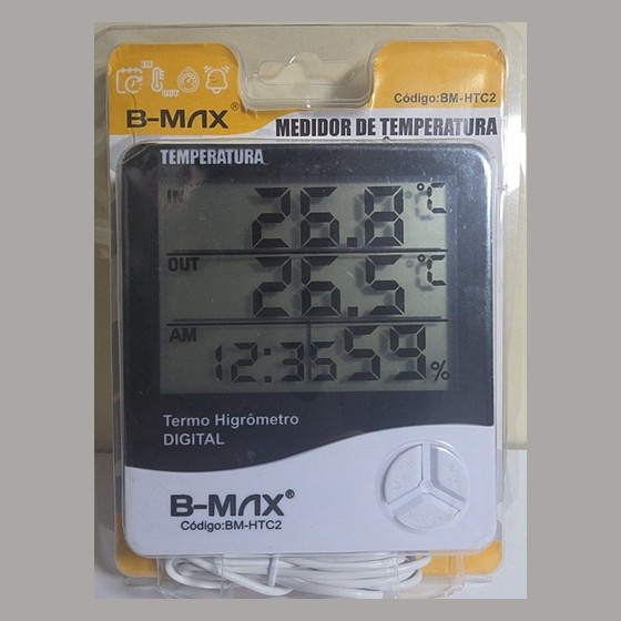 Termo Higrômetro Digital B-Max