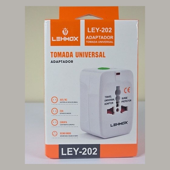 Adaptador de Tomada Universal Lehmox LEY-202