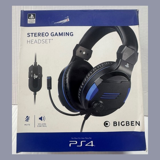 Headset Gamer BigBen Stereo Gaming PS4