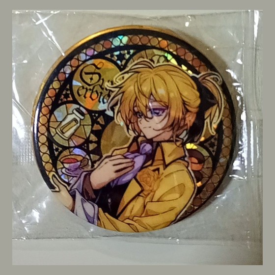 Botton/Pin Holográfico Anime (personagem loiro)