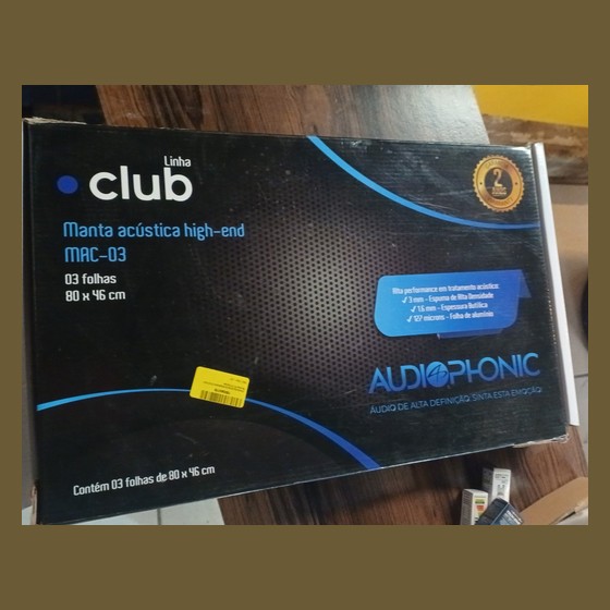 Manta Acústica Automotiva Audiophonic MAC-03