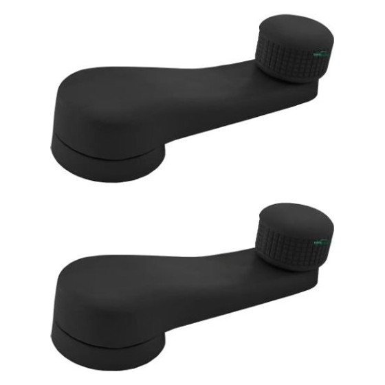Kit 2 Manivelas de Vidro Gol Parati Saveiro G3 G4 G5 G6