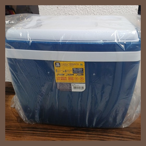 Caixa Térmica Bel 36 Litros Azul Bel — LT139