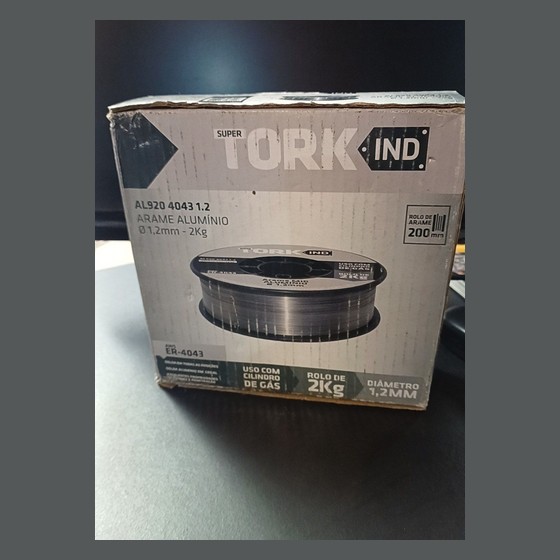 Arame de Solda Mig Alumínio Super Tork ER4043 1,2mm 2kg Super Tork — LT151