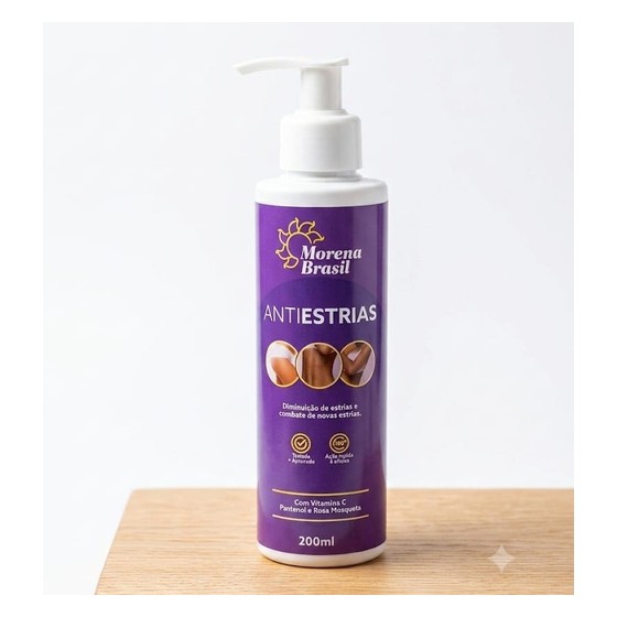 Creme Antiestrias Morena Brasil 200ml Morena Brasil — LT152