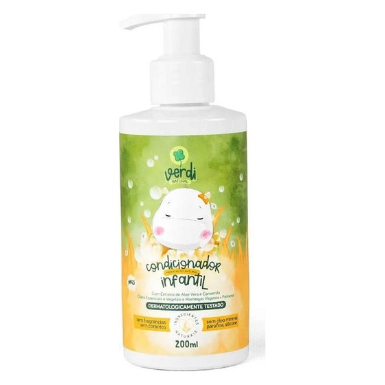 Condicionador Infantil Verdi Natural Aloe Vera e Camomila 200ml Verdi Natural — AS117