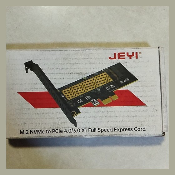 Adaptador M.2 NVMe para PCIe JEYI SK1 JEYI — AS121