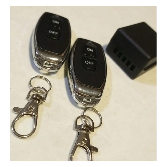 Kit Módulo Relé RF 433MHz 12V com 2 Controles Remotos Xiaopixiang — AS142