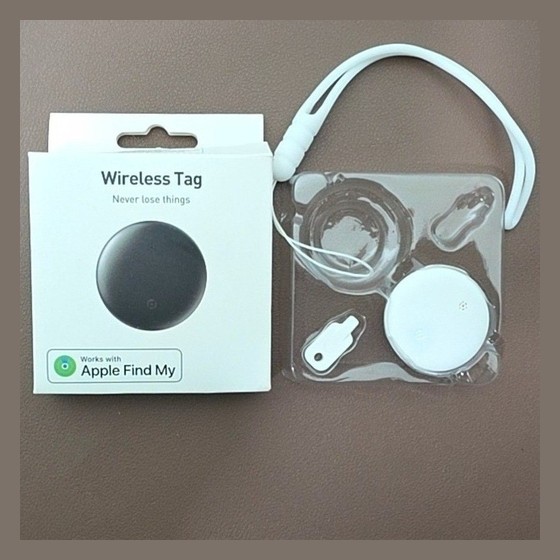 Rastreador Bluetooth Wireless Tag (compatível Apple Find My) Sem marca (genérico) — RB1361