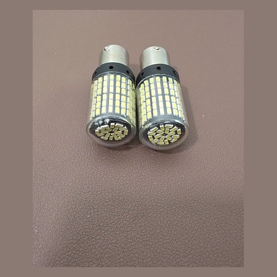 Par Lâmpadas LED Automotivas Base 1157 (BAY15D) Multi-LED SMD Genérica — RB1367
