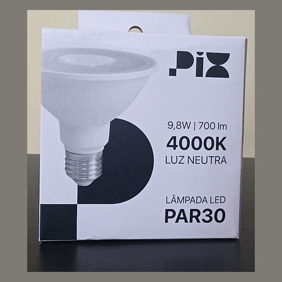 Lâmpada LED PAR30 9,8W 4000K Pix by Rivatti