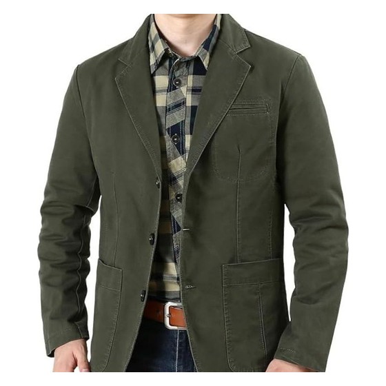 Blazer Masculino Esporte Fino LevomoCPH Original - Verde — AS158