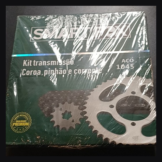 Kit Relação Transmissão Smartfox (Coroa, Pinhão e Corrente) Smartfox — LT184