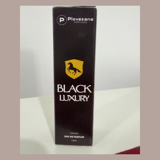 Perfume Black Luxury Piovezana Eau de Parfum 15ml for Men Piovezana Perfumes — LL86