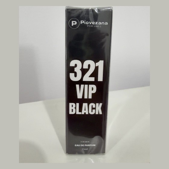 Perfume Piovezana 321 VIP Black Eau de Parfum 15ml Piovezana Perfumes — LL90