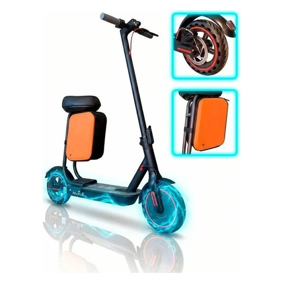 Patinete Elétrico Agile com Banco e Freio a Disco Agile — DE10