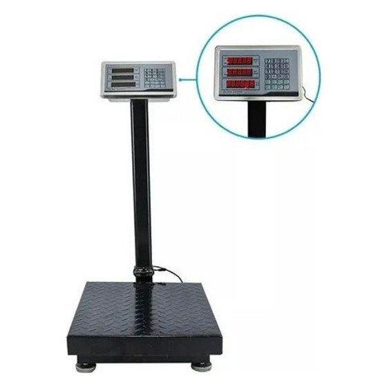 Balança Comercial Digital de Plataforma com Coluna 150kgrs — SS196