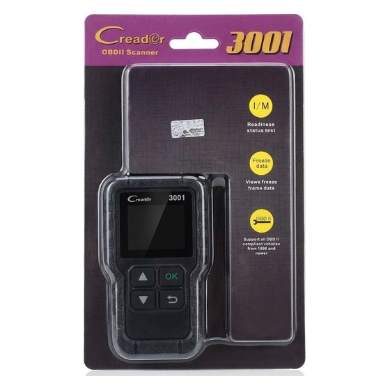 Scanner Automotivo OBDII Launch Creader 3001 Launch — SS204