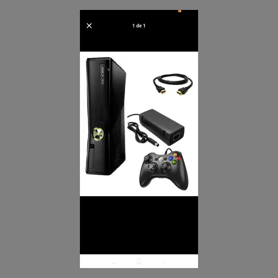 Console Xbox 360 Slim 4GB Completo (Controle, Fonte, Cabo HDMI) Microsoft — SS206