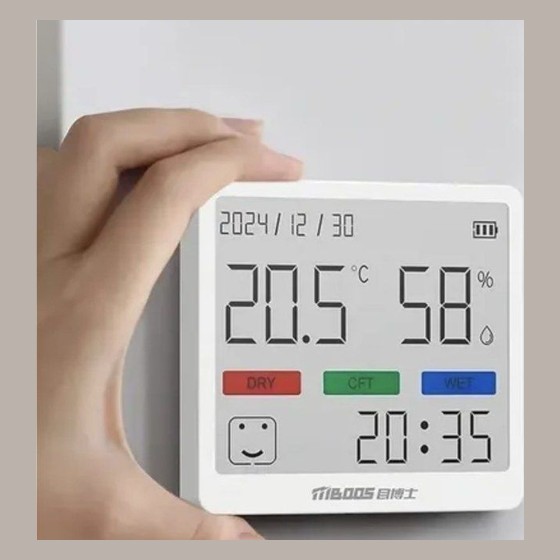 Termo-higrômetro Digital Bluetooth MBOOS