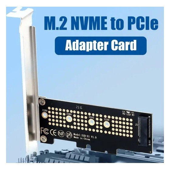 Adaptador M.2 NVMe para PCIe Fenvi — AS164