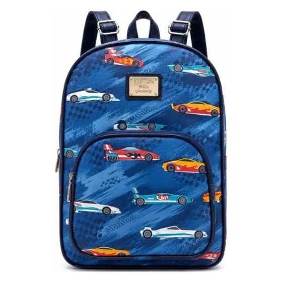 Mochila Escolar Infantil Estampa Carros