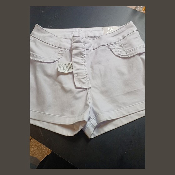 Short Jeans Feminino Cintura Alta BK Jeans tam 46/ 44 BK Jeans — LT202