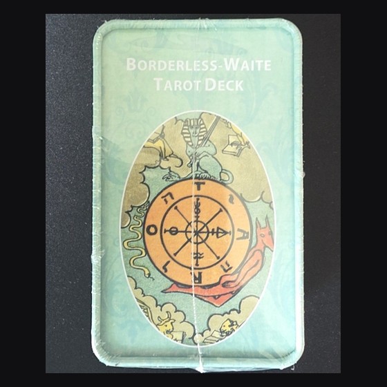 Baralho Tarot Borderless-Waite em Lata Metálica Genérica — RB1425