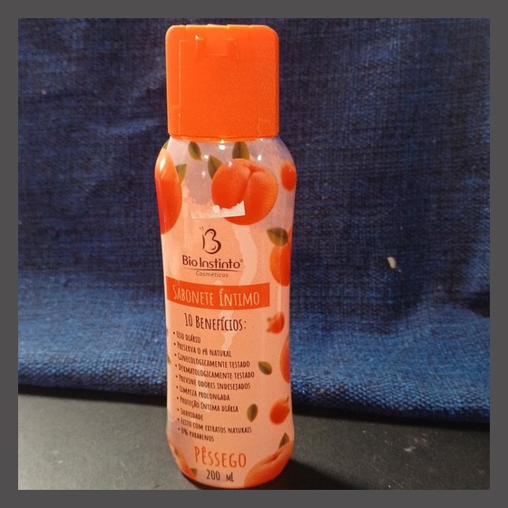 Sabonete Íntimo Bio Instinto 10 Benefícios Pêssego 200ml Bio Instinto — LT247