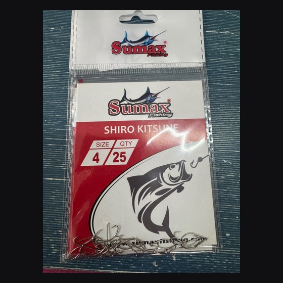 Anzol Sumax Fishing Shiro Kitsune N°4 Sumax Fishing — SS232
