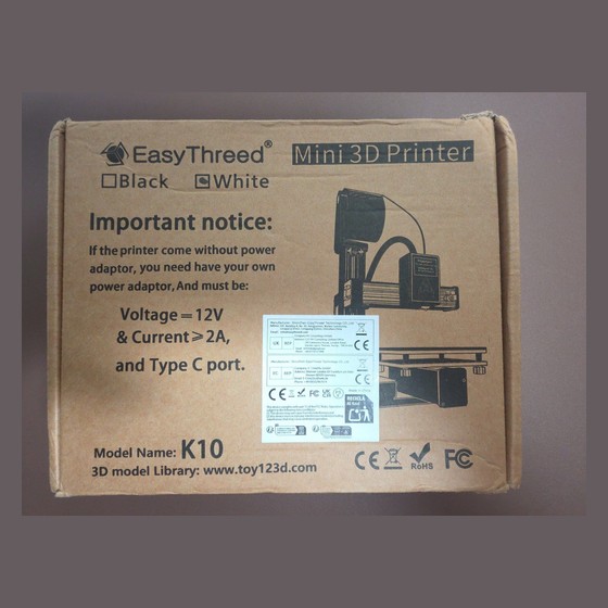 Mini Impressora 3D EasyThreed K10 EasyThreed — RB1478