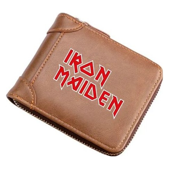 Carteira Masculina Couro com Estampa Iron Maiden Sem marca (genérica/licenciada) — RB1494