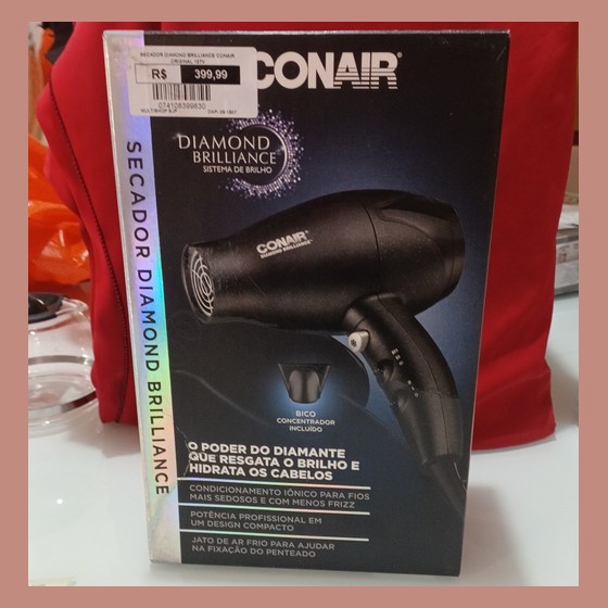 Secador de Cabelo Conair Diamond Brilliance 127 V Conair — LT265