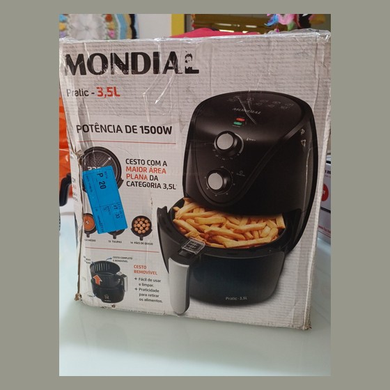 Fritadeira sem óleo air fryer 3.6 Mondial Pratic 3,5L Mondial — LT266