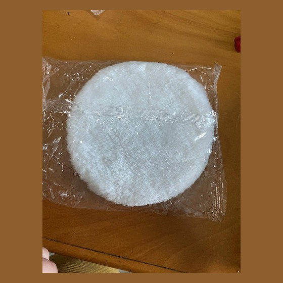 Pompom de Talco Corporal (Esponja Aplicadora de Pó)